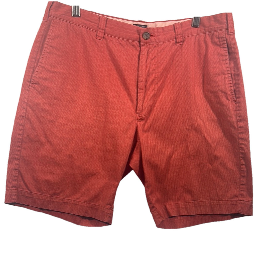 Mens JCrew Red Flat Front Casual Shorts